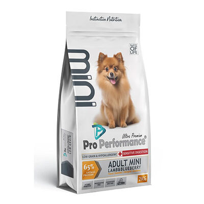 Pro Performance Kuzulu ve Yaban Mersinli Küçük Irk Yetişkin Köpek Maması 2 Kg 