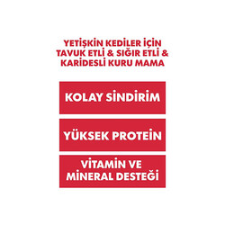 Pro Performance Tavuklu Karidesli ve Sığır Etli Yetişkin Kedi Maması 15 Kg - Thumbnail