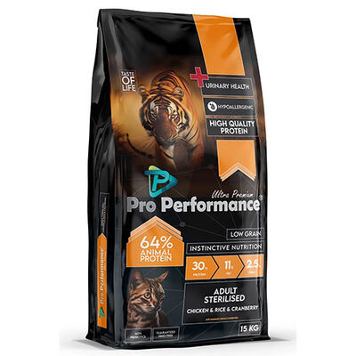 Pro Performance Tavuklu ve Pirinçli Kısırlaştırılmış Kedi Maması 15 Kg 