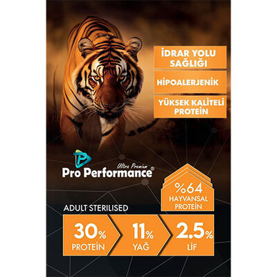 Pro Performance Tavuklu ve Pirinçli Kısırlaştırılmış Kedi Maması 2 Kg 