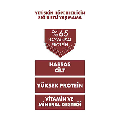 Pro Performance Ultra Premium Biftekli Yetişkin Köpek Konservesi 12 Adet 400 Gr 