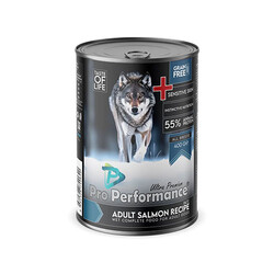 Pro Performance - Pro Performance Ultra Premium Somonlu Yetişkin Köpek Konservesi 12 Adet 400 Gr 