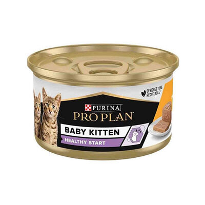 Pro Plan Baby Kitten Tavuklu Yavru Kedi Konservesi 12 Adet 85 Gr 