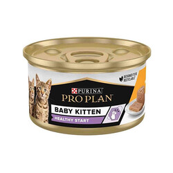 Pro Plan - Pro Plan Baby Kitten Tavuklu Yavru Kedi Konservesi 6 Adet 85 Gr 