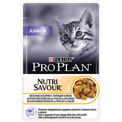 Pro Plan Junior Tavuk Etli Yavru Kedi Konservesi Pouch 85 Gr