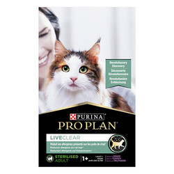 Pro Plan Liveclear Hindili Alerjen Azaltan Kısırlaştırılmış Kedi Maması 7 Kg - Thumbnail