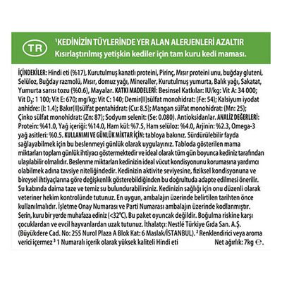 Pro Plan Liveclear Hindili Alerjen Azaltan Kısırlaştırılmış Kedi Maması 7 Kg 