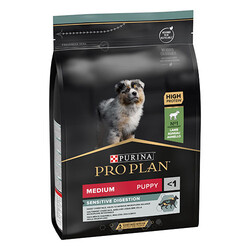 Pro Plan Medium Puppy Sensitive Digestion Kuzulu Orta Irk Yavru Köpek Maması 3 Kg - Thumbnail