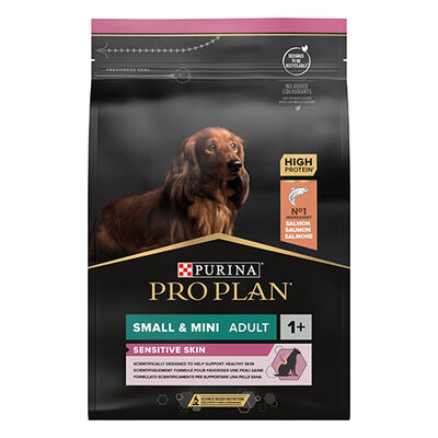 Pro Plan Small & Mini Adult Sensitive Skin Somonlu Küçük Irk Yetişkin Köpek Maması 3 Kg 
