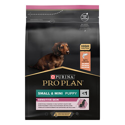 Pro Plan Small & Mini Puppy Sensitive Skin Somonlu Küçük Irk Yavru Köpek Maması 3 Kg - Thumbnail