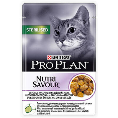Pro Plan Sterilised Hindi Etli Kısırlaştırılmış Kedi Konservesi Pouch 85 Gr