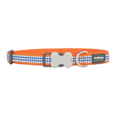 Reddingo Fang It Desenli Turuncu Köpek Boyun Tasması Medium 20 Mm 31-47 Cm 