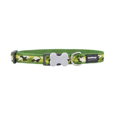 Reddingo Kamuflaj Desenli Yeşil Köpek Boyun Tasması Large 25 Mm 41-63 Cm 