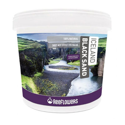 Reeflowers Iceland Black Sand Akvaryum Kumu 1-2 Mm 25 Kg 