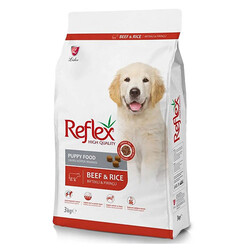 Reflex - Reflex Biftekli ve Pirinçli Yavru Köpek Maması 3 Kg 