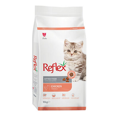 Reflex Kitten Chicken Tavuklu ve Pirinçli Yavru Kedi Maması 10 Kg 