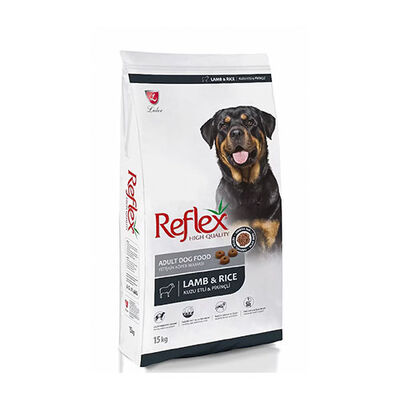 Reflex Kuzulu ve Pirinçli Yetişkin Köpek Maması 15 Kg 