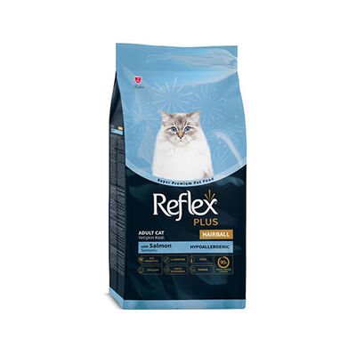 Reflex Plus Hairball İndoor Somonlu Yetişkin Kedi Maması 15 Kg 