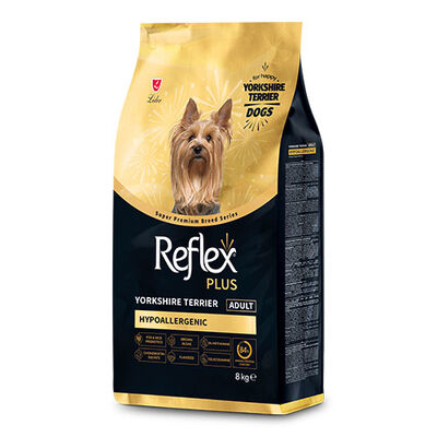 Reflex Plus HypoAllergenic Yorkshire Terrier Yetişkin Köpek Maması 8 Kg 