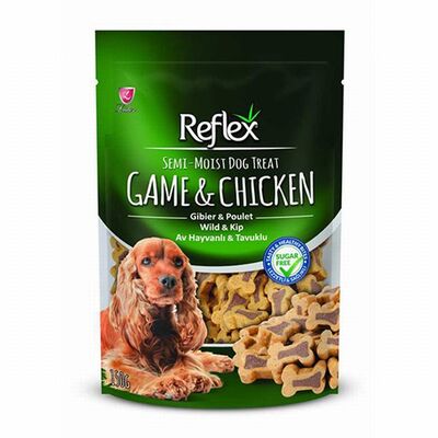 Reflex Semi Moist Av Hayvanlı Tavuklu Yarı Yumuşak Köpek Ödülü 150 Gr 