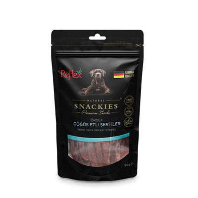 Reflex Snackies Natural Ördek Göğüs Etli Şerit Tahılsız Köpek Ödül Maması 90 Gr 
