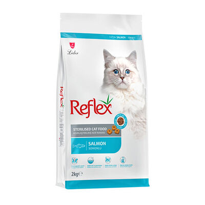 Reflex Sterilised Somonlu ve Pirinçli Kısırlaştırılmış Kedi Maması 2 Kg 