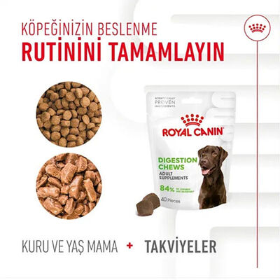 Royal Canin Digestion Chews Sindirim Sağlığını Destekleyen Köpek Ödül Maması 160 Gr 
