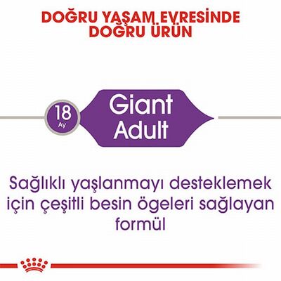 Royal Canin Giant Adult Dev Irk Yetişkin Köpek Maması 15 Kg 