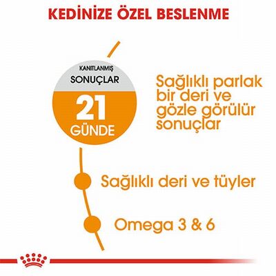Royal Canin Hair Skin Adult Hassas Tüy Sağlığı Yetişkin Kedi Maması 2 Kg 
