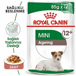 Royal Canin Mini Ageing Gravy Yaşlı Köpek Konservesi 12 Adet 85 Gr - Thumbnail