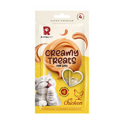 Royalpet Creamy Tavuklu Krema Kedi Ödül Maması 4x14 Gr - Thumbnail