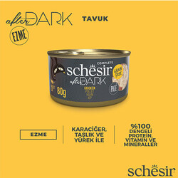 Schesir After Dark Pate Tavuk Etli Tahılsız Yetişkin Kedi Konservesi 80 Gr - Thumbnail