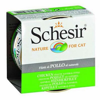 Schesir Tavuk Fileto Yetişkin Kedi Konservesi 6 Adet 85 Gr 