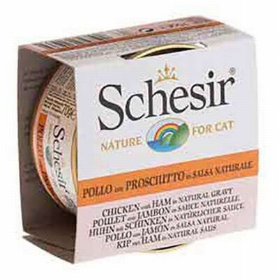 Schesir Tavuklu ve Karidesli Soslu Yetişkin Kedi Konservesi 70 Gr 