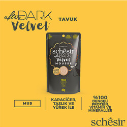 Schesir After Dark Pouch Tavuklu Tahılsız Yetişkin Kedi Konservesi 80 Gr - Thumbnail
