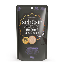 Schesir After Dark Pouch Tavuklu ve Ördek Etli Tahılsız Yetişkin Kedi Konservesi 80 Gr - Thumbnail