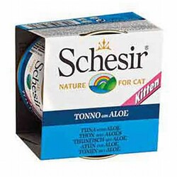 Schesir - Schesir Ton Balıklı ve Aloe Veralı Yavru Kedi Konservesi 85 Gr 
