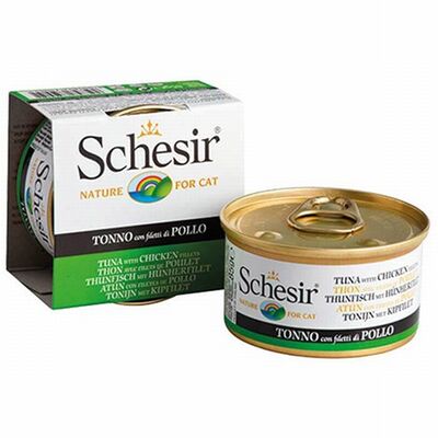 Schesir Ton Balıklı ve Quinoalı Yetişkin Kedi Konservesi 6 Adet 85 Gr 