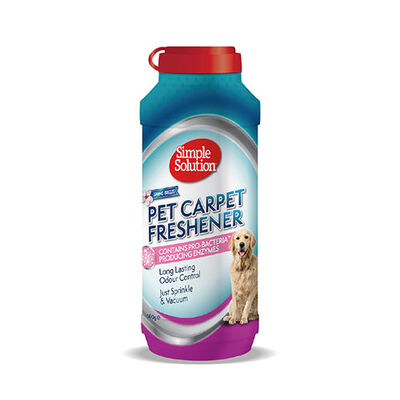 Simple Solution Bahar Kokulu Kedi ve Köpek Koku Giderici Halı Pudrası 500 Gr 