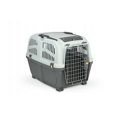 Skudo-4 Iata Tekerleksiz Plastik Kedi ve Köpek Taşıma Kafesi 68x48x51 Cm 