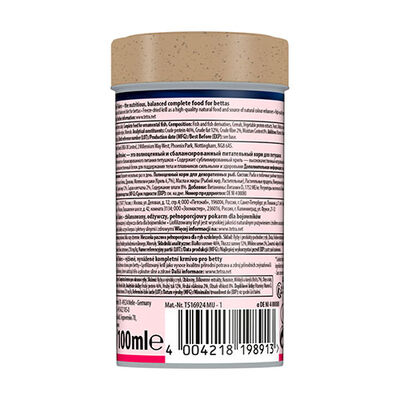 Tetra Betta Menu Balık Yemi 100 Ml 38 Gr 