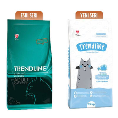 Trendline Tavuklu ve Pirinçli Kısırlaştırılmış Kedi Maması 15 Kg 