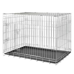 Trixie - Trixie Galvaniz Metal Köpek Taşıma Kafesi 116x86x77 Cm