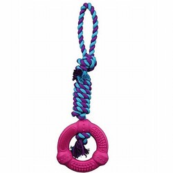 Trixie - Trixie İpli Kauçuk Köpek Oyuncağı 12x41 Cm 