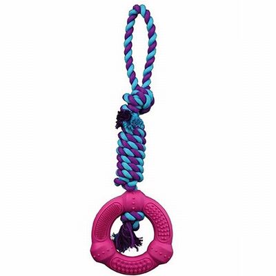 Trixie İpli Kauçuk Köpek Oyuncağı 12x41 Cm 