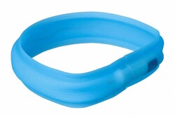 Trixie - Trixie Işıklı Köpek Tasması 50 Cm 30 Mm Mavi M-L
