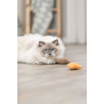 Trixie Kedi Otlu Ayı Peluş Kedi Oyuncağı 8 Cm 