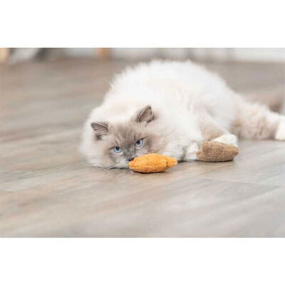 Trixie Kedi Otlu Ayı Peluş Kedi Oyuncağı 8 Cm 