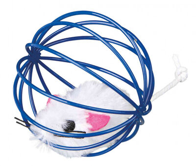Trixie Top İçinde Peluş Fare Kedi Oyuncağı 6 Cm