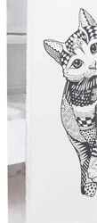 Trixie Kedi Tırmalama ve Oyun Evi 101 Cm Beyaz Gri - Thumbnail